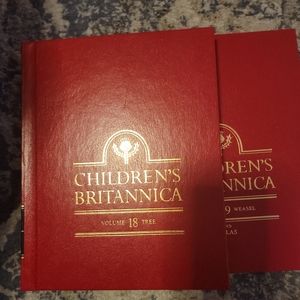 Children's BRITANNICA volumes 18 and 19